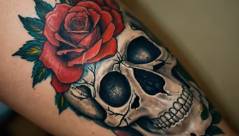 Skull and Rose Skull and Rose