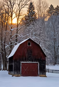 Winter Barn Winter Barn