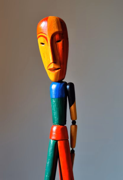 Colorful Wooden Figure Colorful Wooden Figure