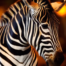 Striking Zebra Portrait Striking Zebra Portrait