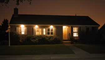 Nighttime Home Nighttime Home