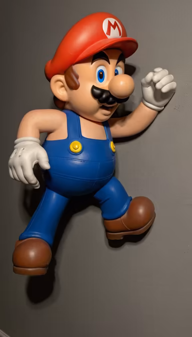 Mario on the Wall Mario on the Wall