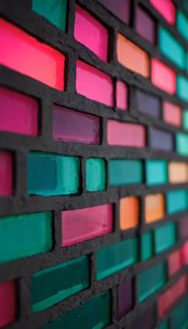 Colorful Brickwork Colorful Brickwork