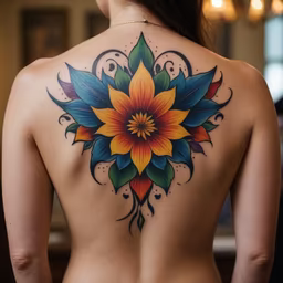 Floral Back Art Floral Back Art