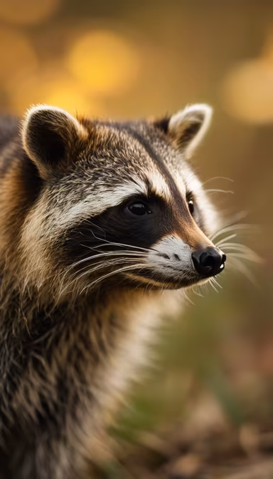Raccoon Portrait Raccoon Portrait