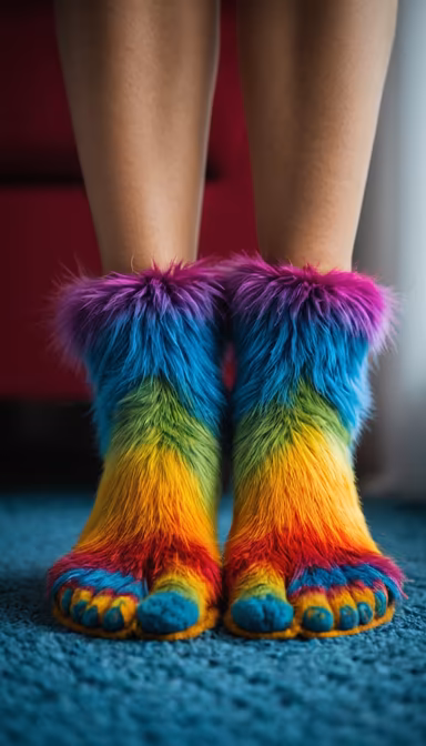 Rainbow Feet Rainbow Feet