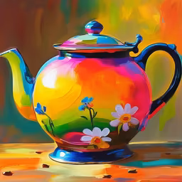 Colorful Teapot Colorful Teapot