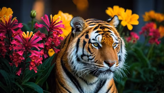 Tiger in Bloom Tiger in Bloom