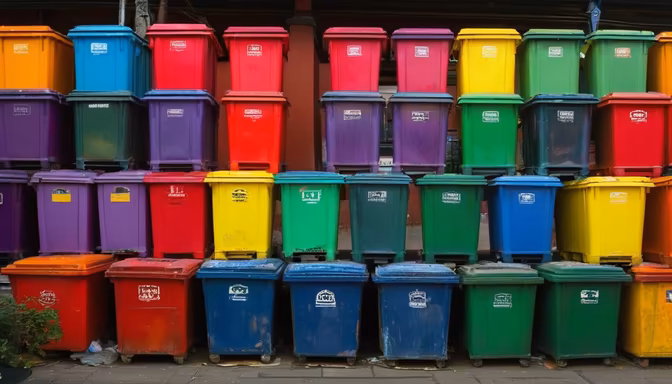 Colorful Bins