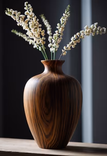 Wooden Vase