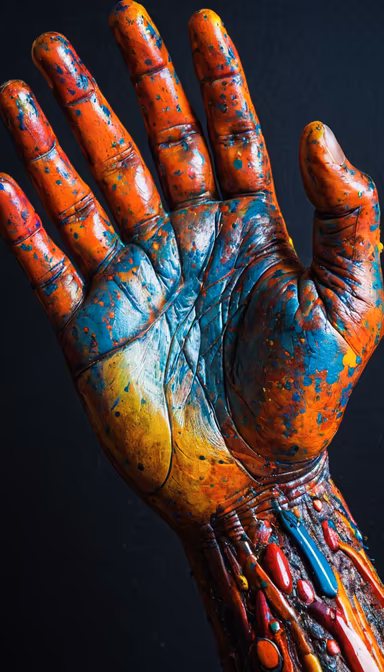 Painted Hand