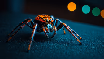 Jumping Spider Close-Up Jumping Spider Close-Up