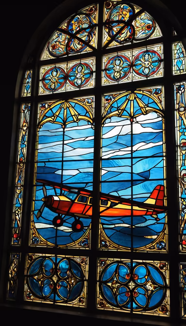 Stained Glass Flight Stained Glass Flight