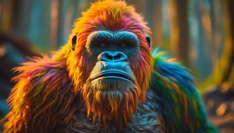 Rainbow Gorilla Rainbow Gorilla
