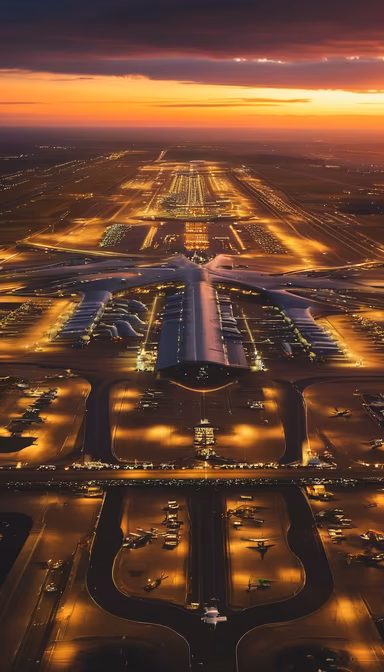 Airport at Dusk Airport at Dusk