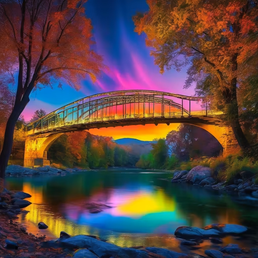 Autumn River Crossing