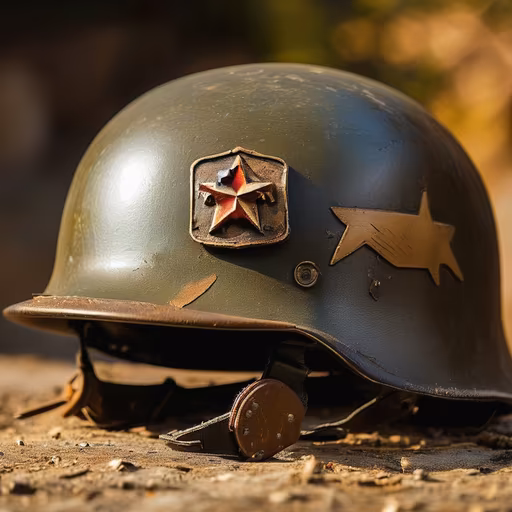 Vintage Military Helmet