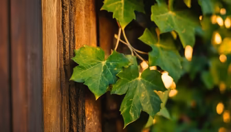 Ivy on Wood Ivy on Wood