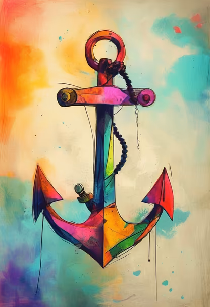 Colorful Anchor