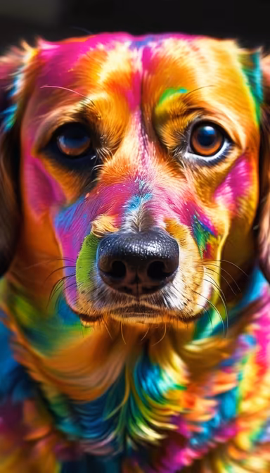 Rainbow Dog Rainbow Dog