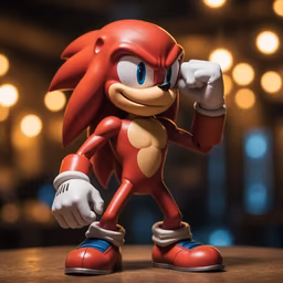 Knuckles Ready to Rumble