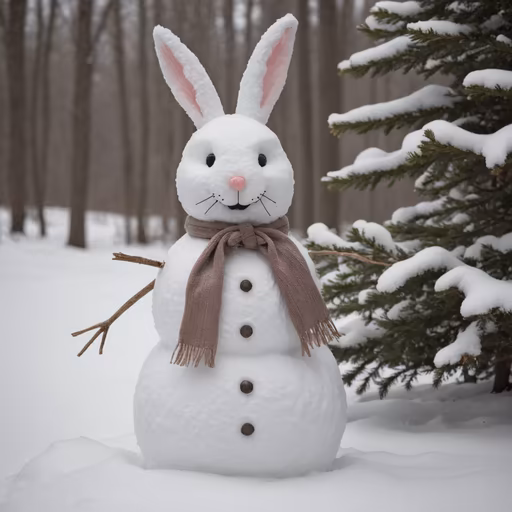 Snowy Bunny