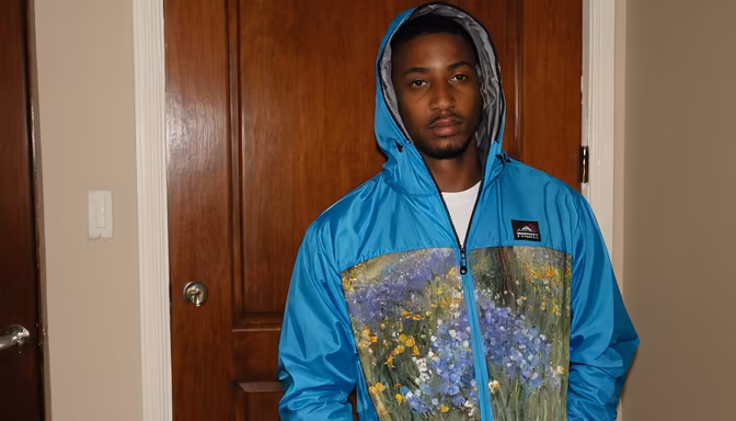Floral Windbreaker