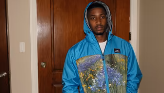 Floral Windbreaker