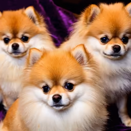 Pomeranian Trio Pomeranian Trio