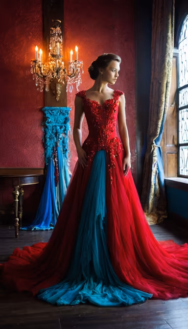 Crimson and Azure