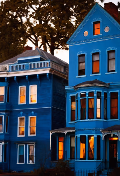 Blue Houses Blue Houses