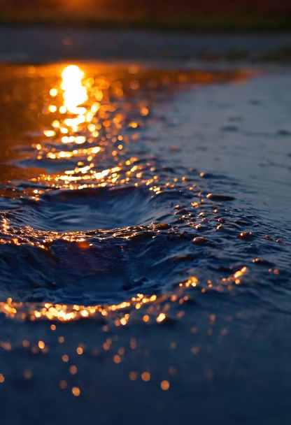 Golden Hour Waves