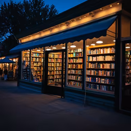 Bookstore at Night Bookstore at Night