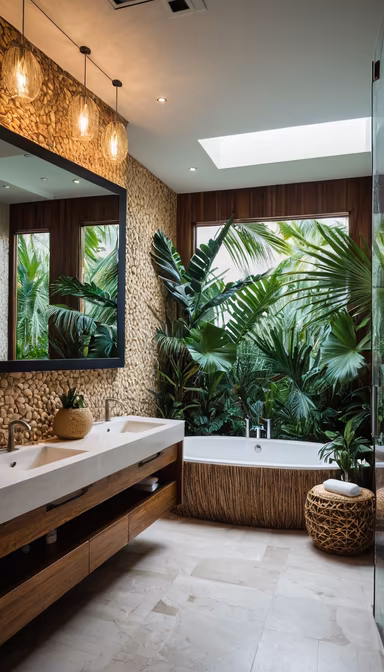 Tropical Oasis Bathroom Tropical Oasis Bathroom