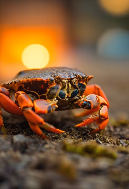 Sunset Crab Sunset Crab