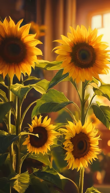 Golden Hour Sunflowers Golden Hour Sunflowers