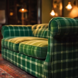 Cozy Plaid Couch Cozy Plaid Couch