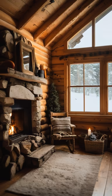 Winter Cabin Retreat Winter Cabin Retreat