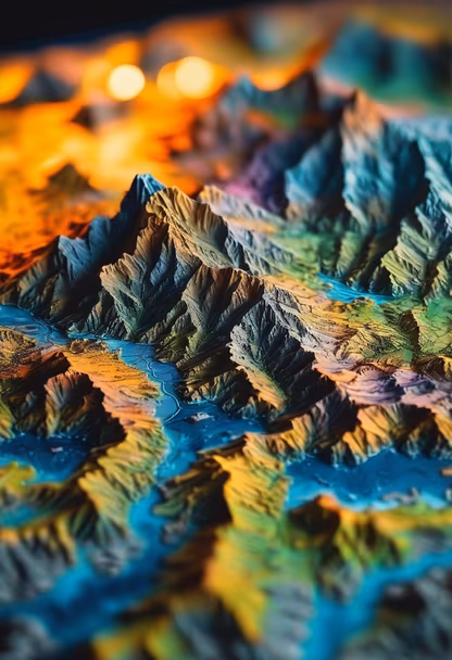 Painted Topography Painted Topography