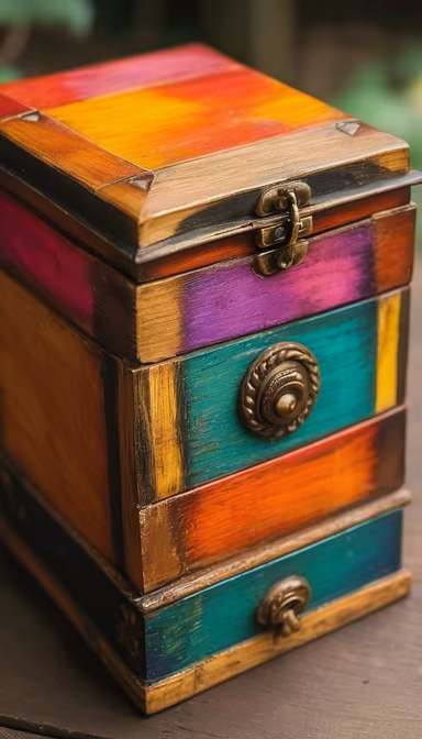 Colorful Treasure Chest Colorful Treasure Chest