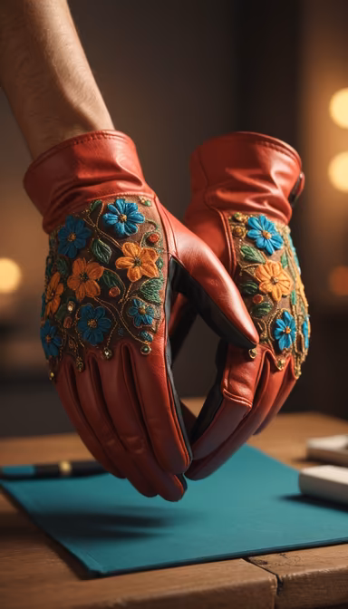 Floral Gloves