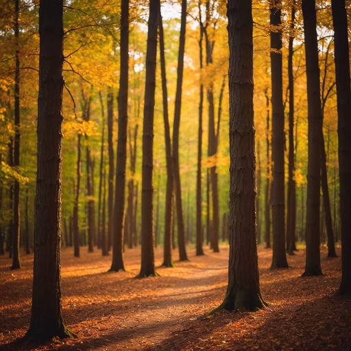 Autumnal Forest Path