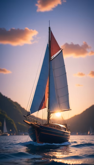 Sailing into the Sunset Sailing into the Sunset