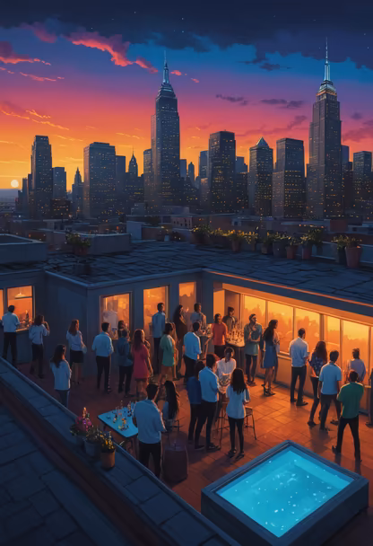 Rooftop Gathering Rooftop Gathering