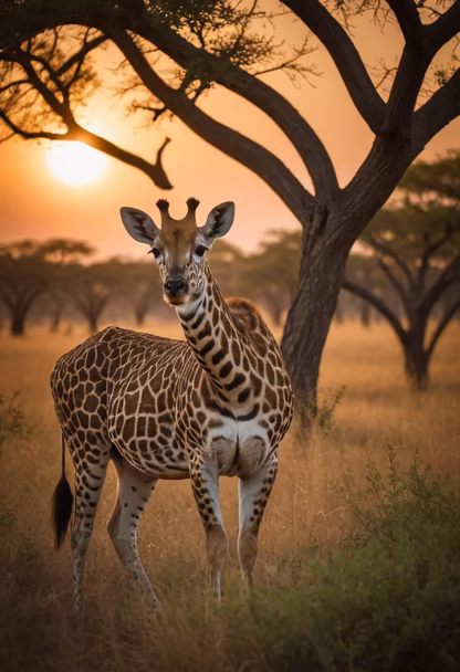 Golden Hour in the Savannah Golden Hour in the Savannah