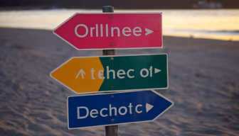 Which way to go? Which way to go?