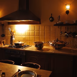 Cozy Kitchen Scene Cozy Kitchen Scene