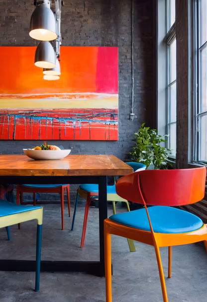 Eclectic Dining Space
