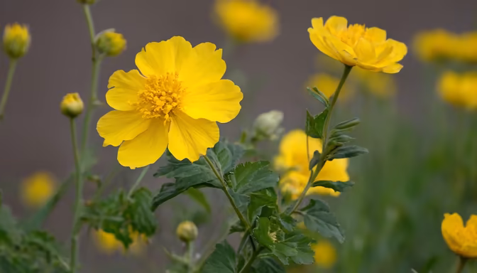 Golden Blooms