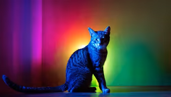Colorful Cat Colorful Cat